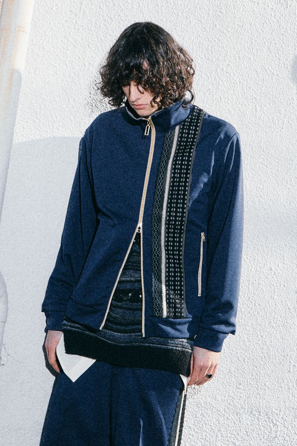 Lace tape track BL / nvy