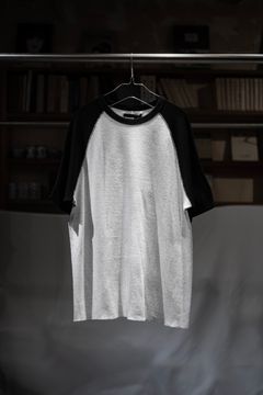 RAGLAN SLEEVE THERMAL SS / WHITE×BLACK