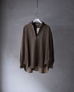 Corduroy Skipper Shirts / Beige