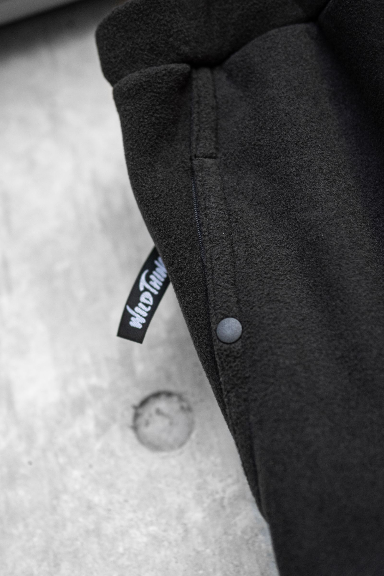 【INNAT×WILD THINGS】PIGMENT PRINT WASH POLARTEC PANTS / Black