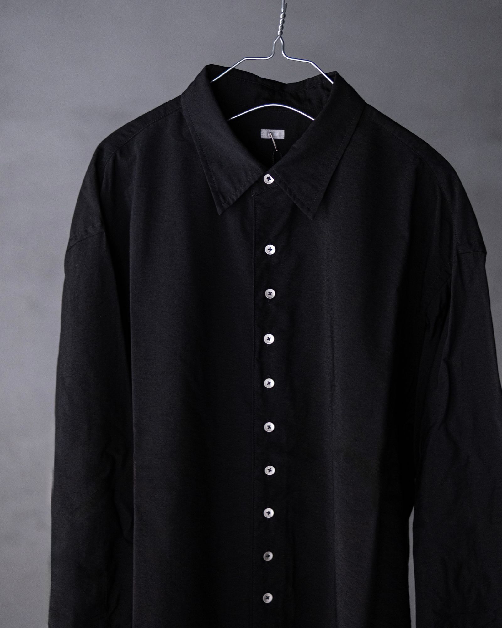 【exclusive】Regular Colar Shirts / Black