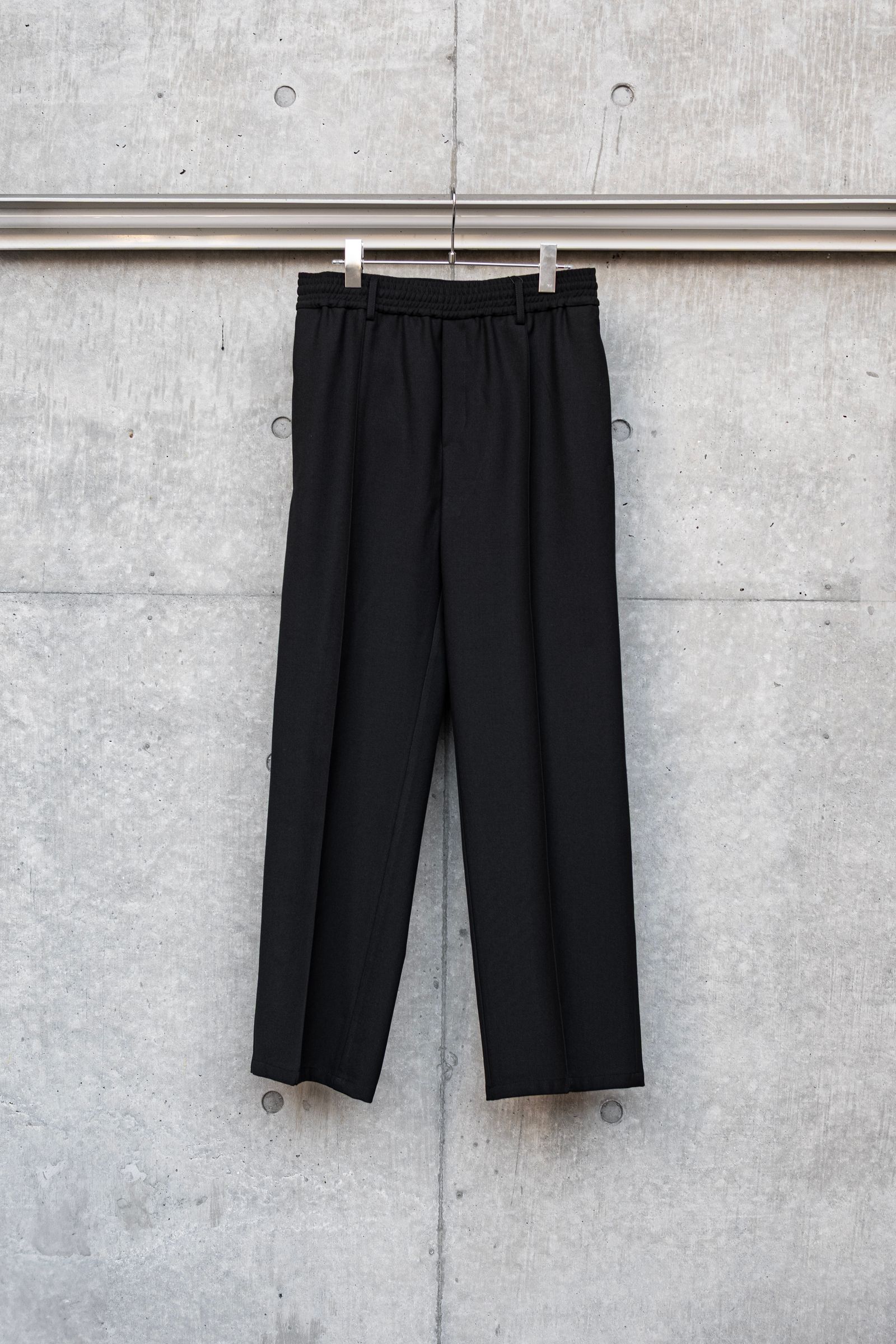 "REL" WOOL POLYESTER TWILL / BLACK
