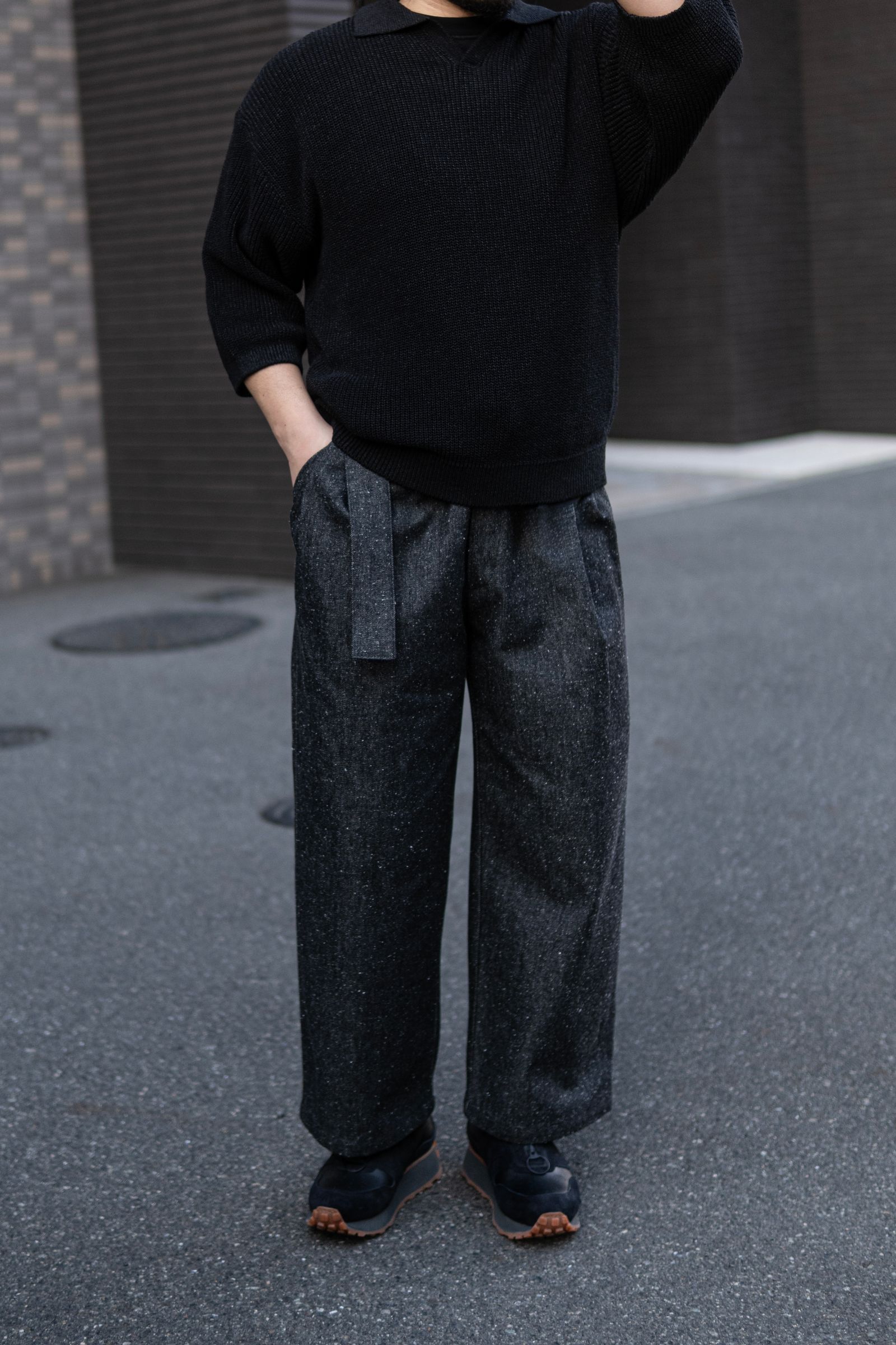 Skipper Knit Shirts / Black