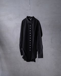 【exclusive】Regular Colar Shirts / Black