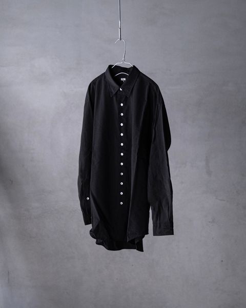 【exclusive】Regular Colar Shirts / Black