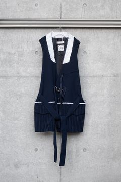 Oversized gilet / nvy