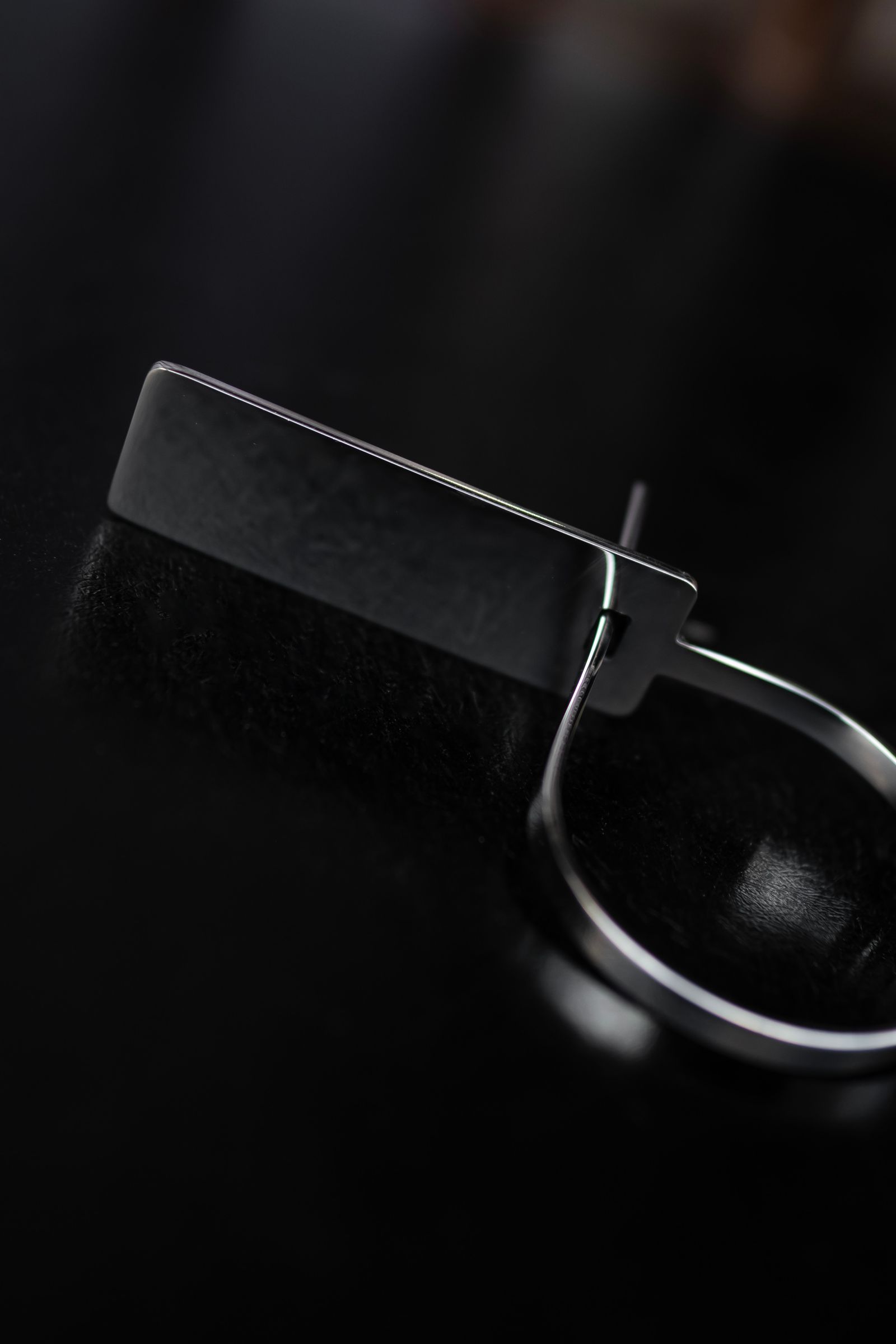 Seal-tag Key Ring / Silver