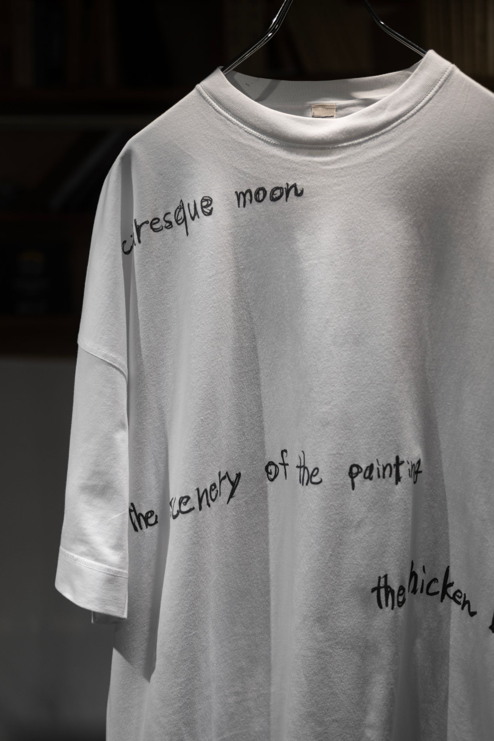 つれたか 25SS】SHINYAKOZUKA MASSIVE TEE(COLOURLESS BLACK)2501SK166