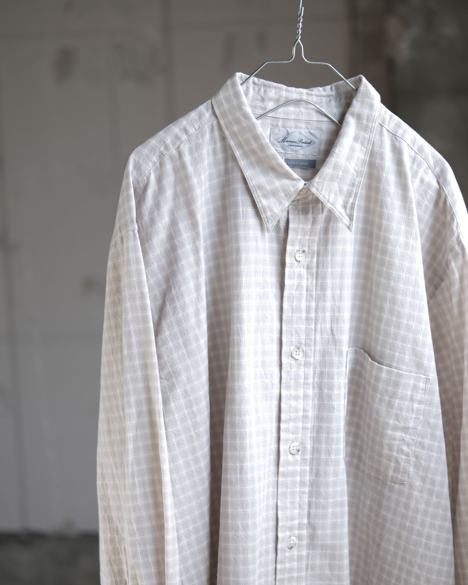 3 Button Regular Collar SH / L.Beige CH