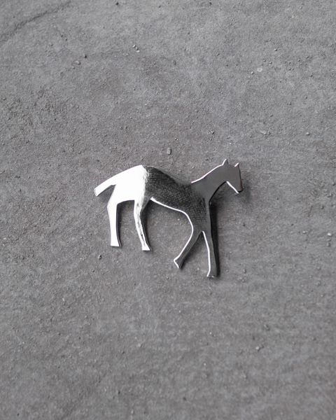 The Object Charm Brooch / horse