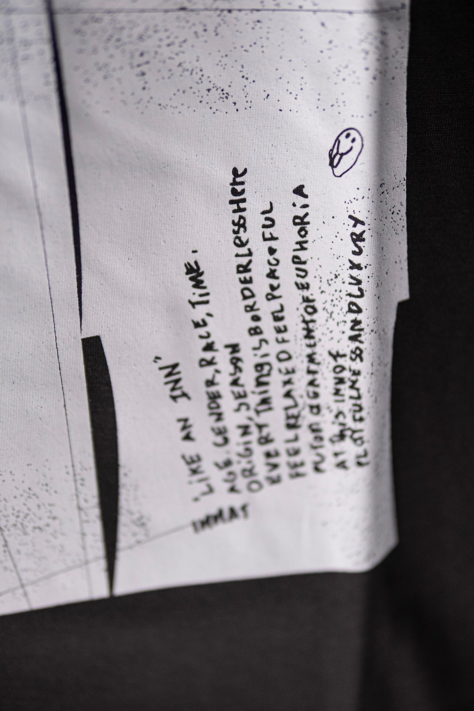 BLOCK LOGO LS TEE / Black