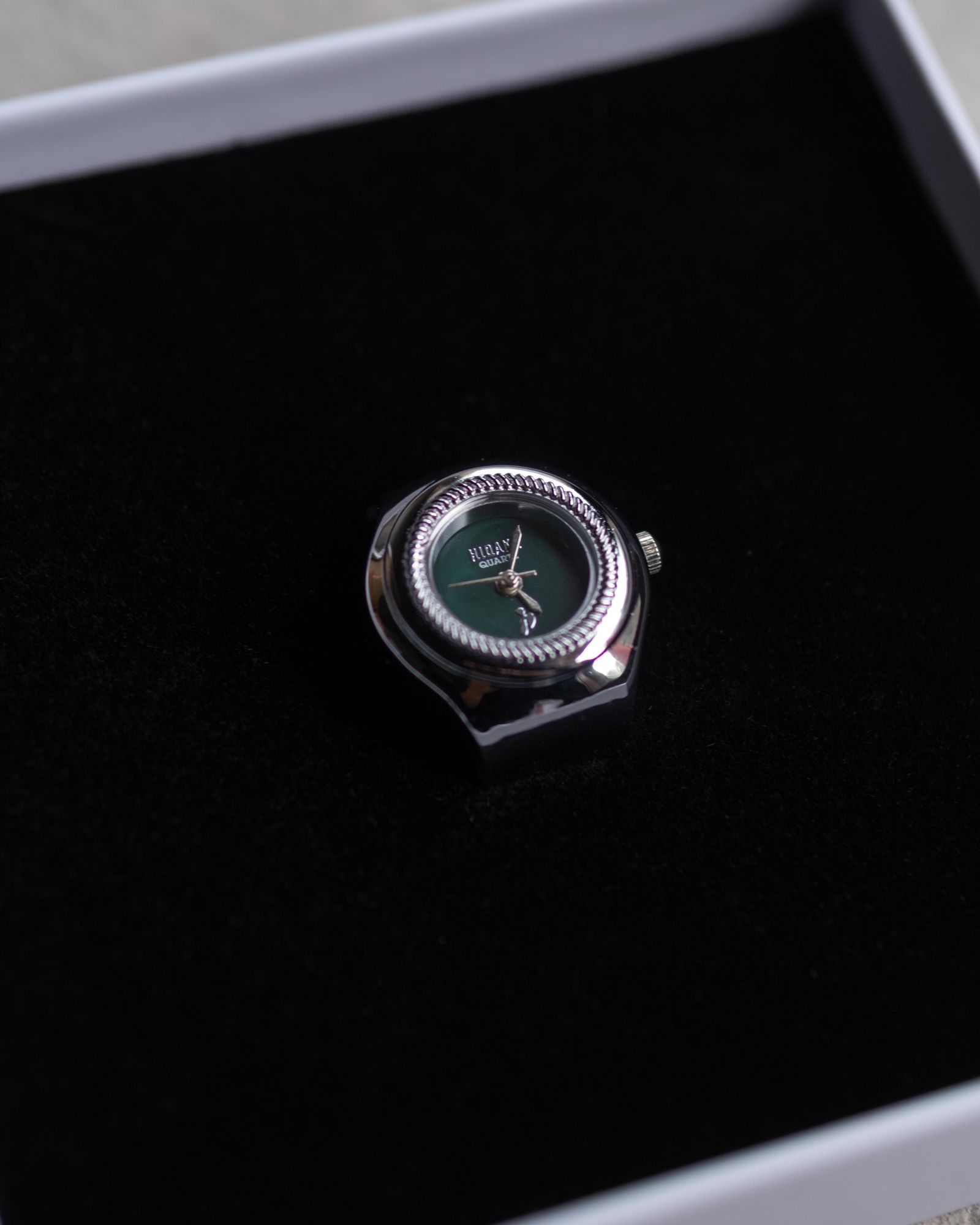 Ghost Ring Watch / Silver/Green