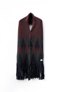 Vest or Muffler / BLACK×GREEN