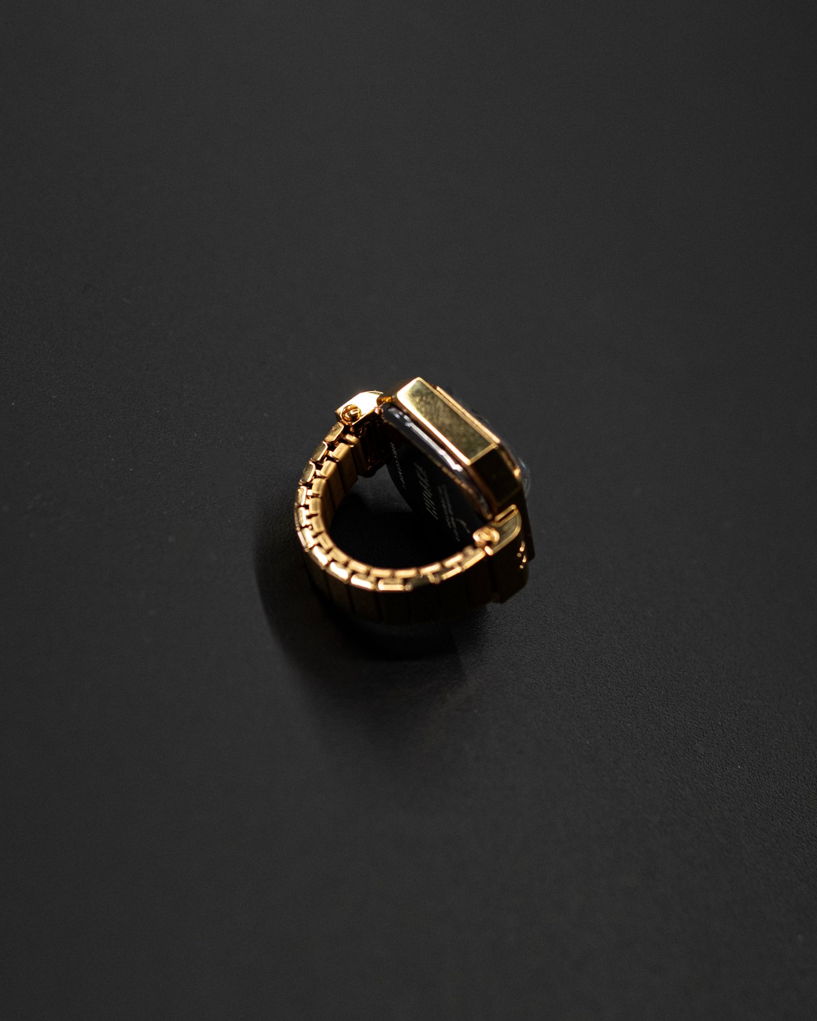 Facet Ring Watch / Gold