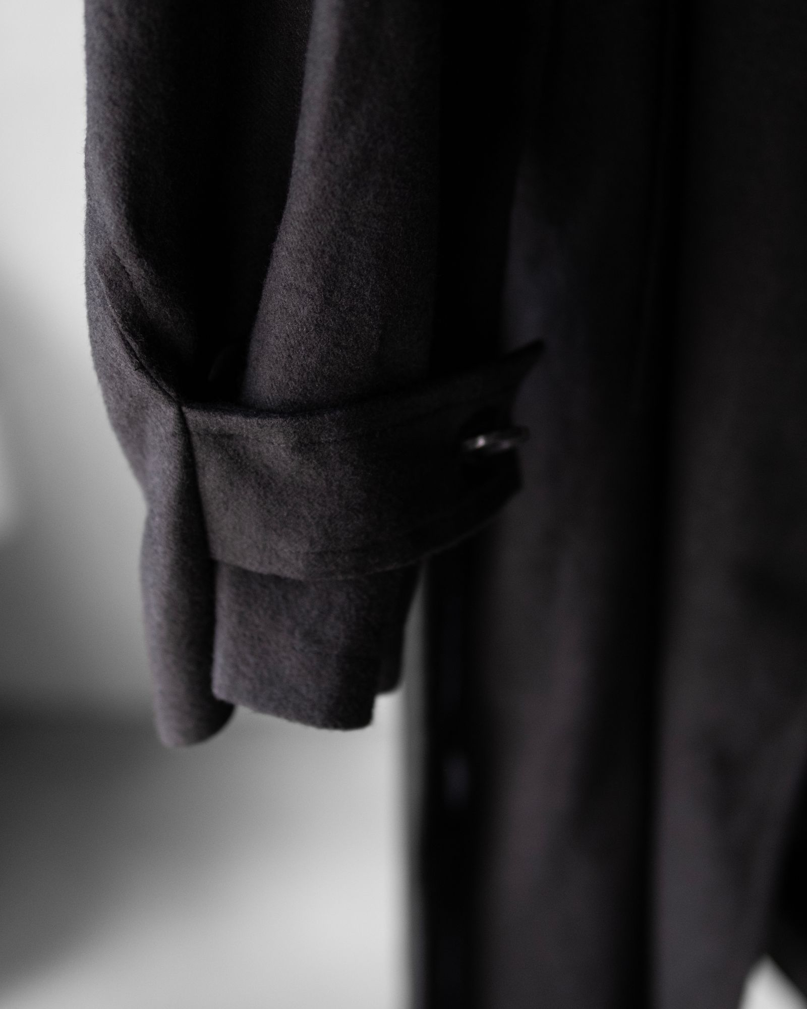 Hemp Oversize Coat / Black