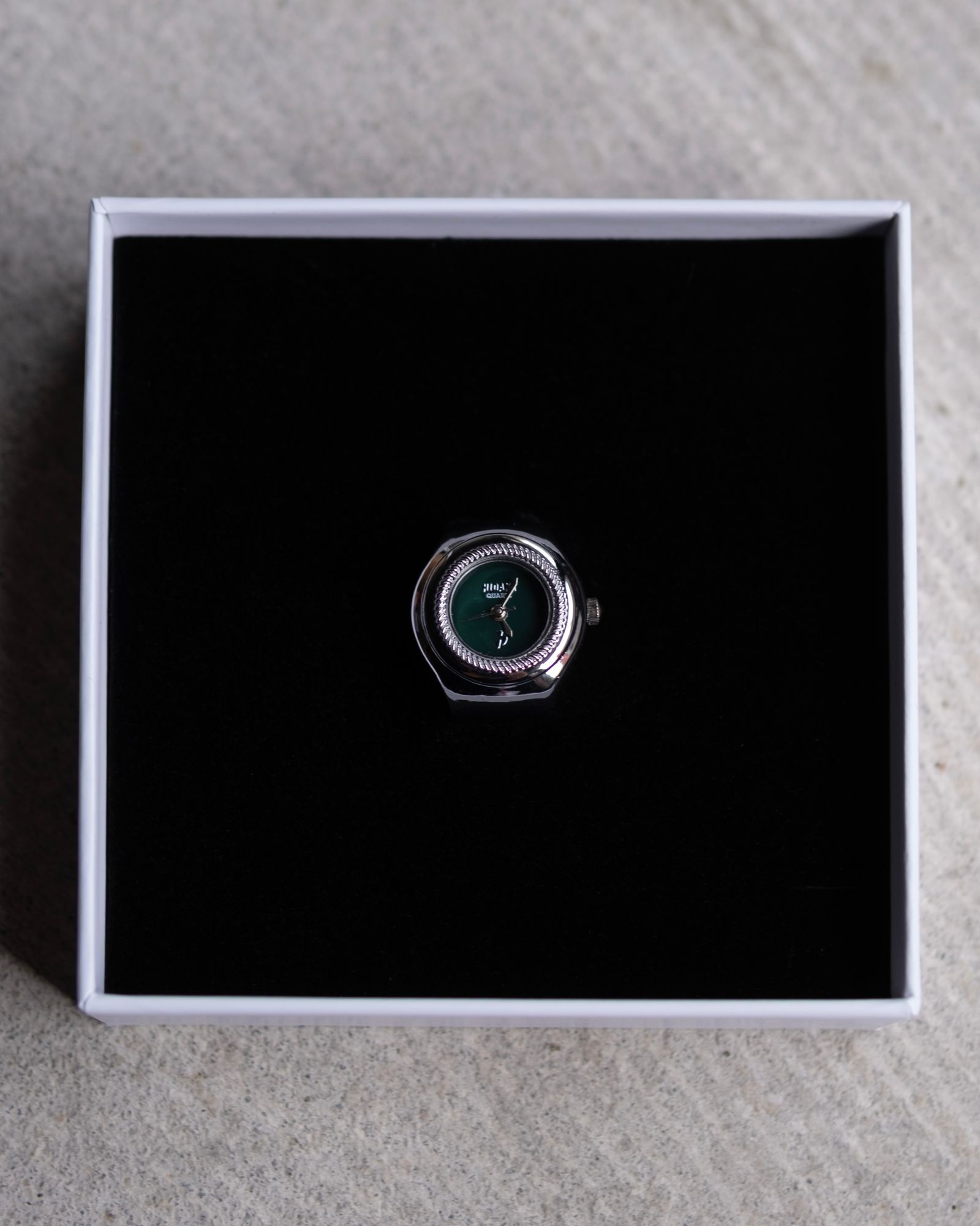 Ghost Ring Watch / Silver/Green