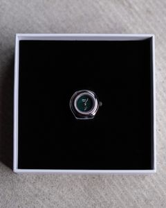 Ghost Ring Watch / Silver/Green