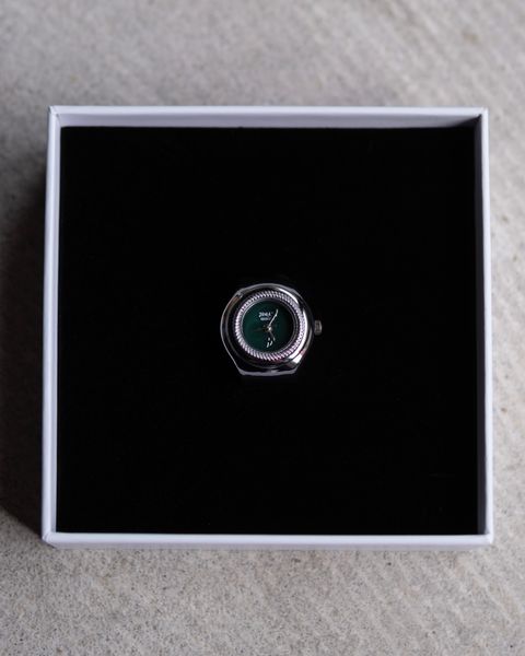 Ghost Ring Watch / Silver/Green
