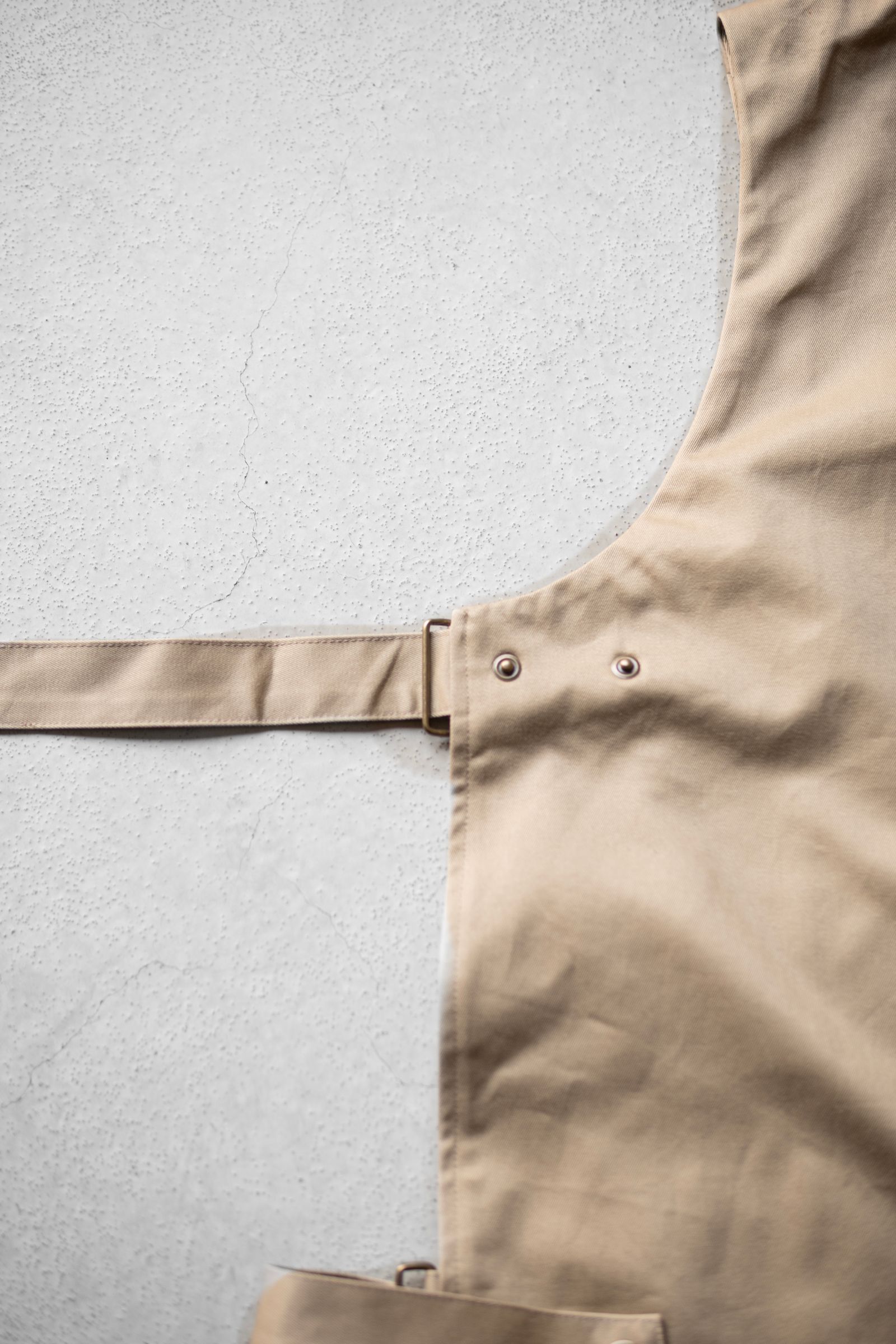 Full-Zip Vest / Beige