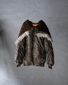 Rust printed N2 Blouson / khk