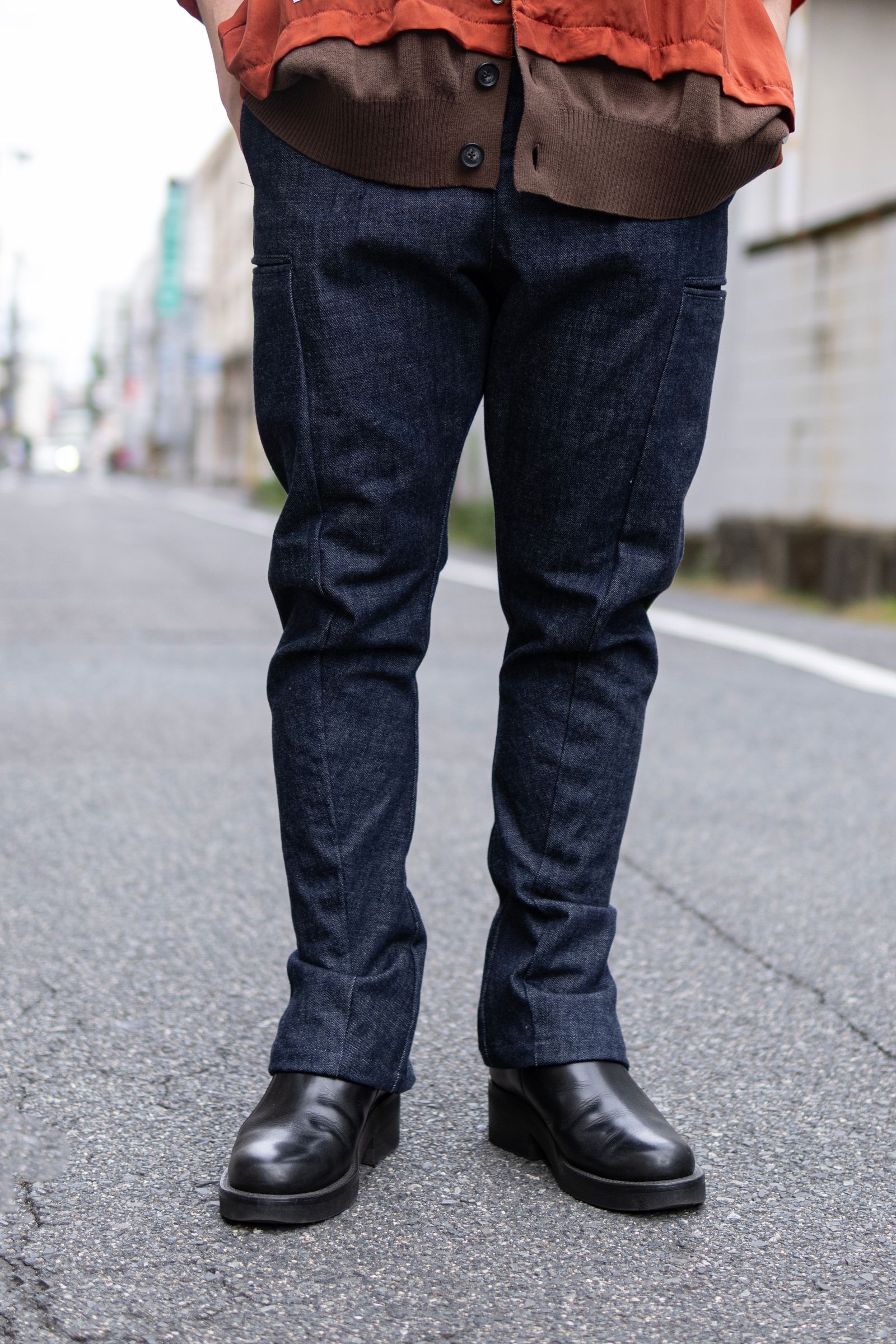 Three-D 12oz bottom / indigo
