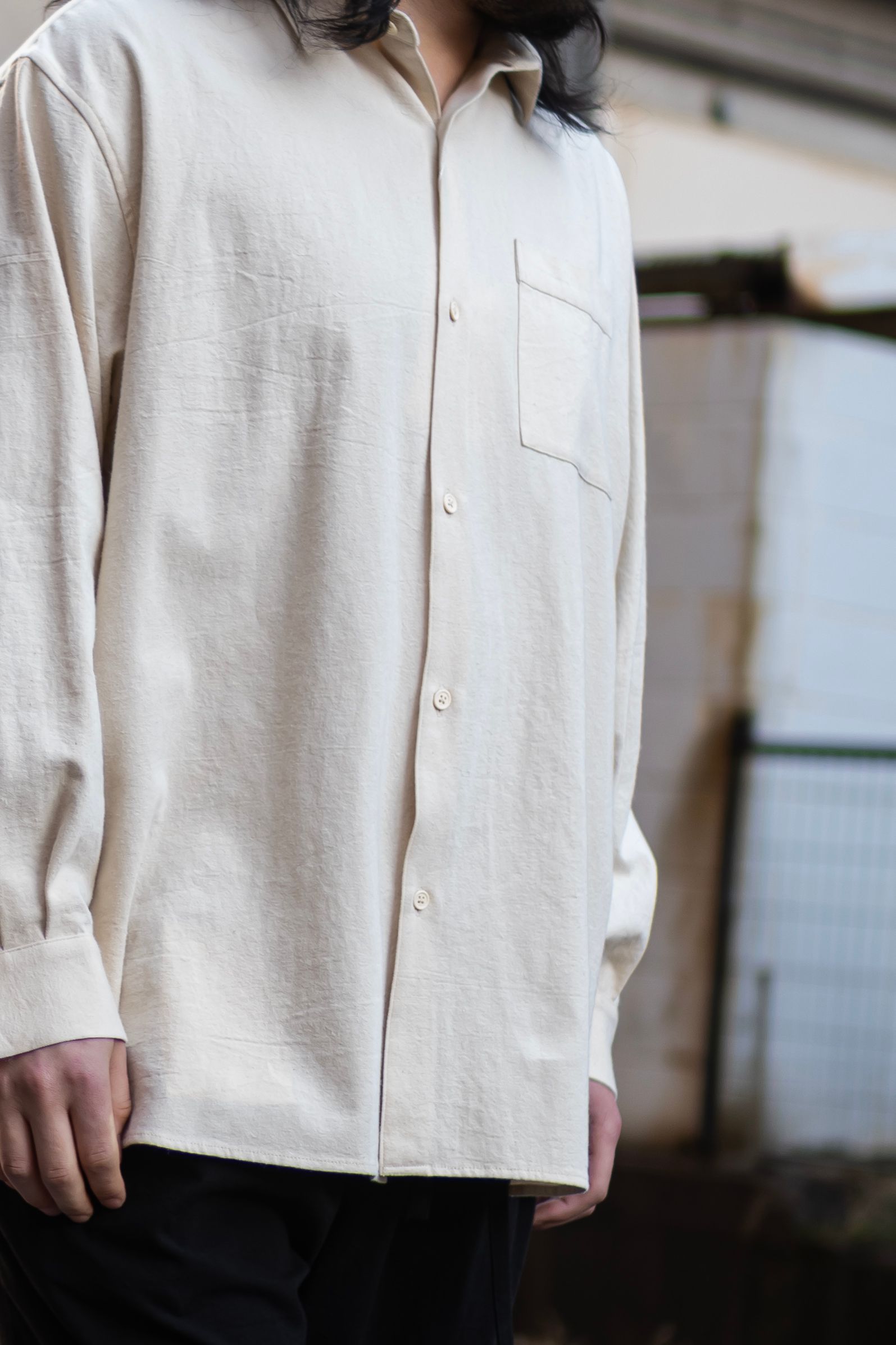 Oxford Wide Shirts / White