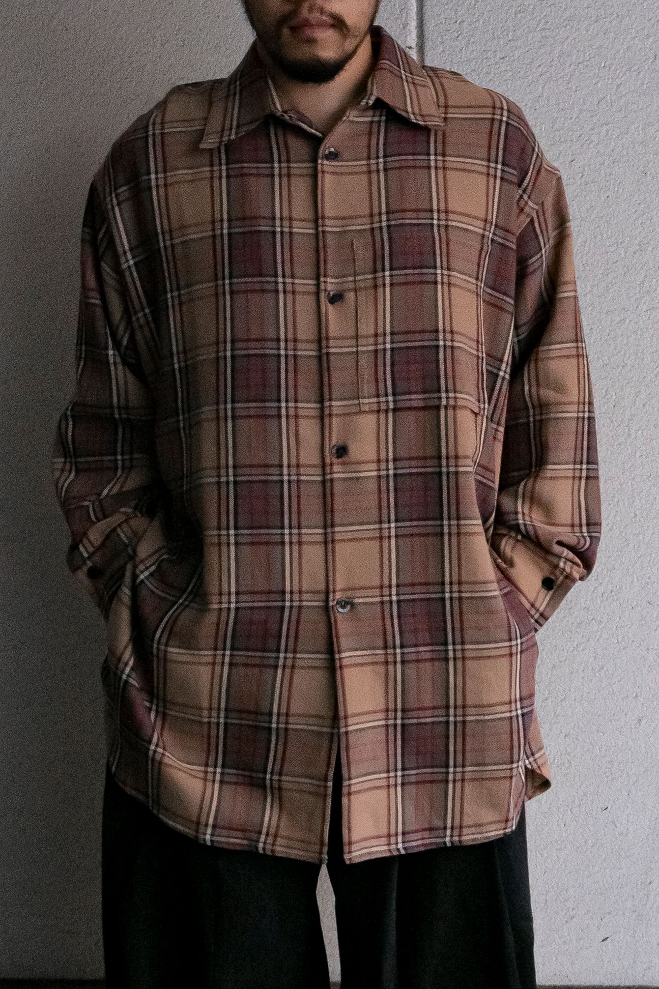 SHINYAKOZUKA - His Shirt / BEIGE | Retikle Online Store