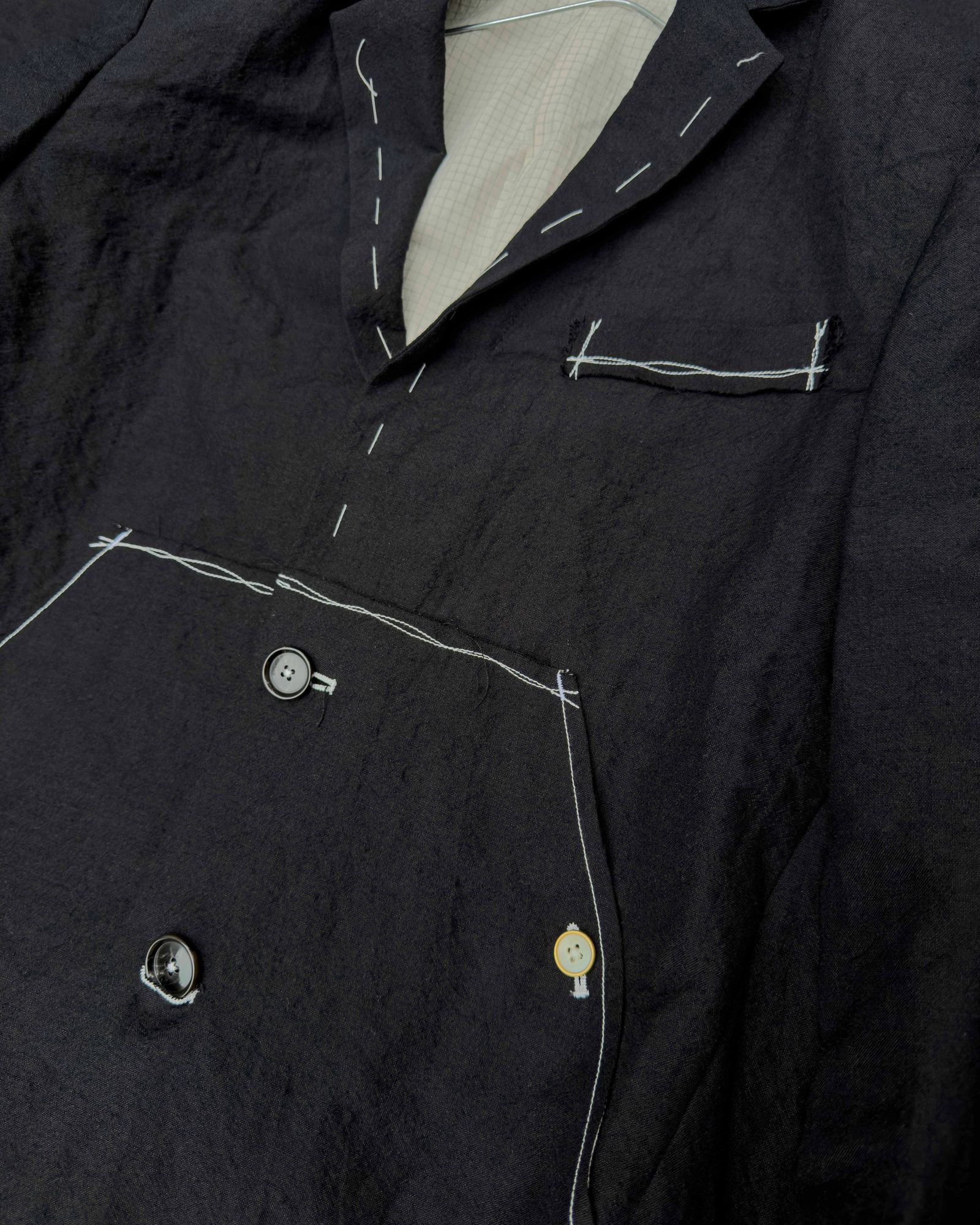 SEPARATE PATCH POCKET CEREMONY JACKET / Black