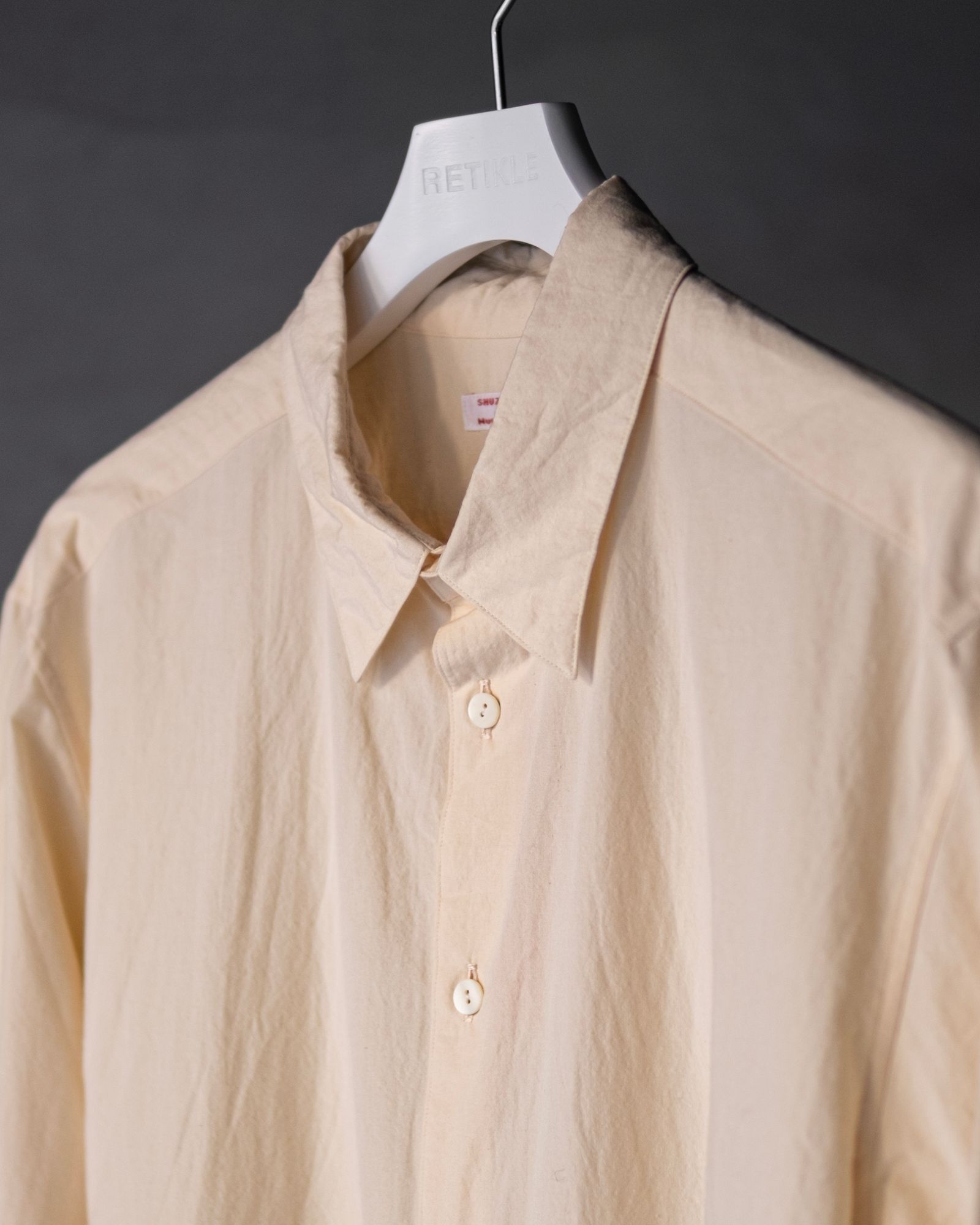 Shirt in Cotton Wool / Ivory