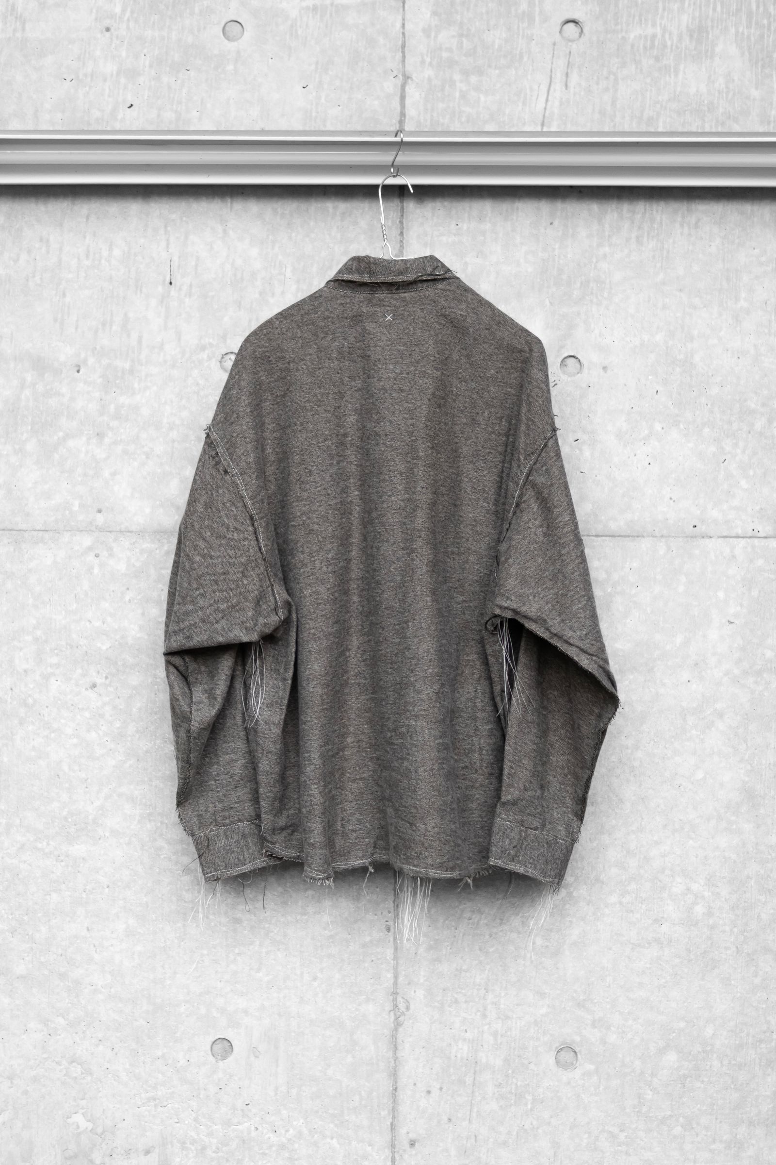 60s COLLAR CRAFTSMAN SHIRT / KHAKI