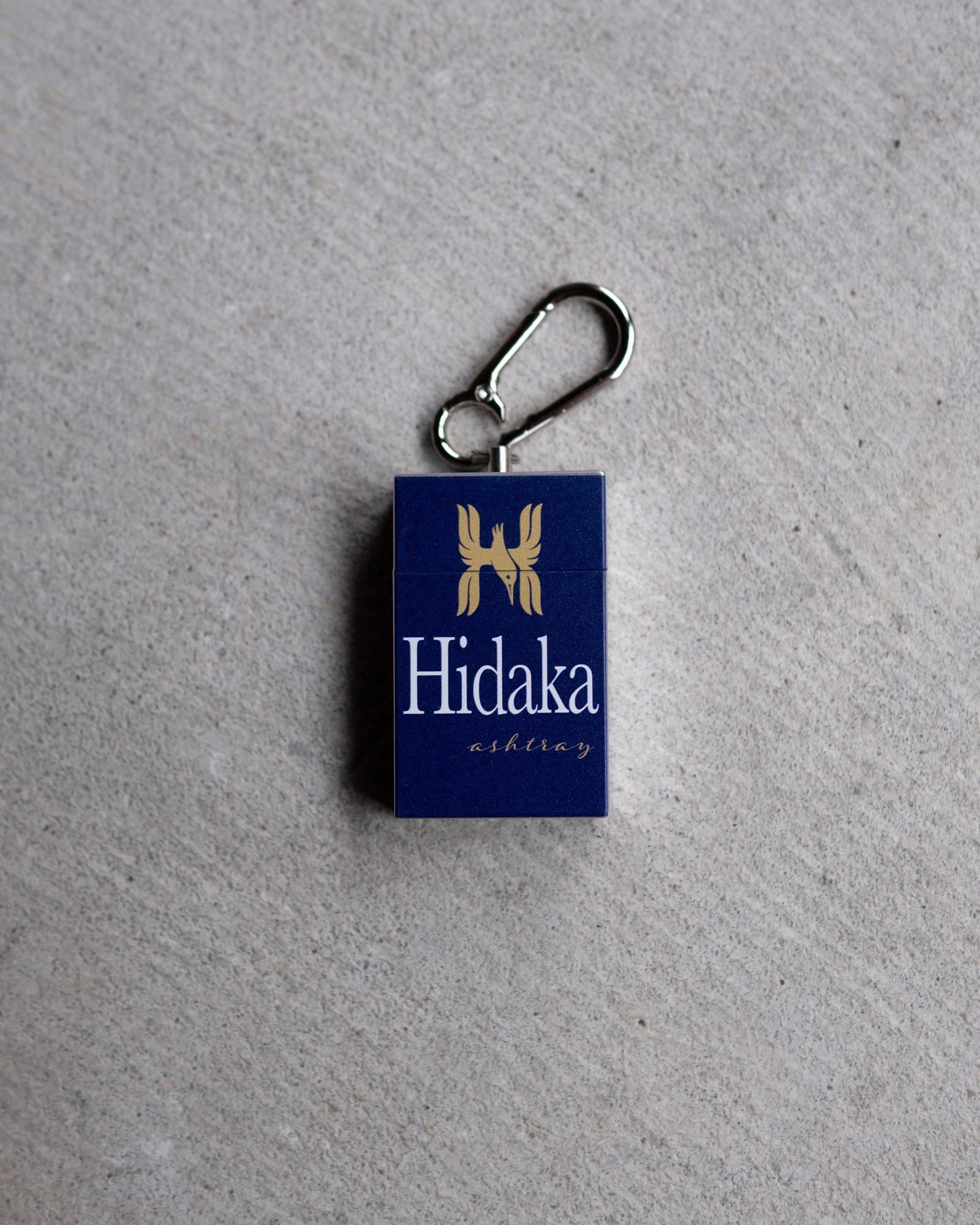 Portable Ashtray - Peace / Navy