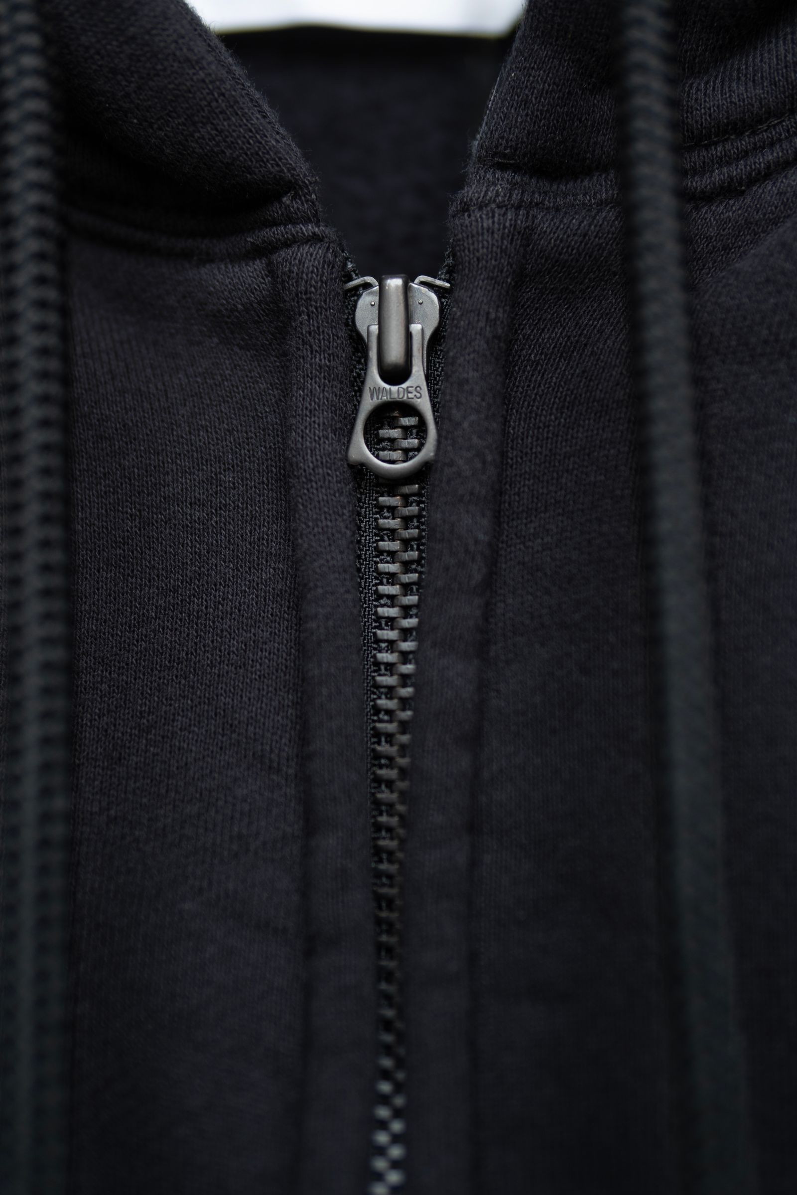 Full-Zip Sweat Hoodie / Black