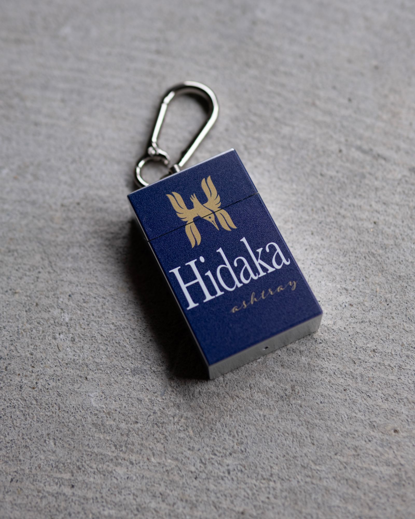 Portable Ashtray - Peace / Navy