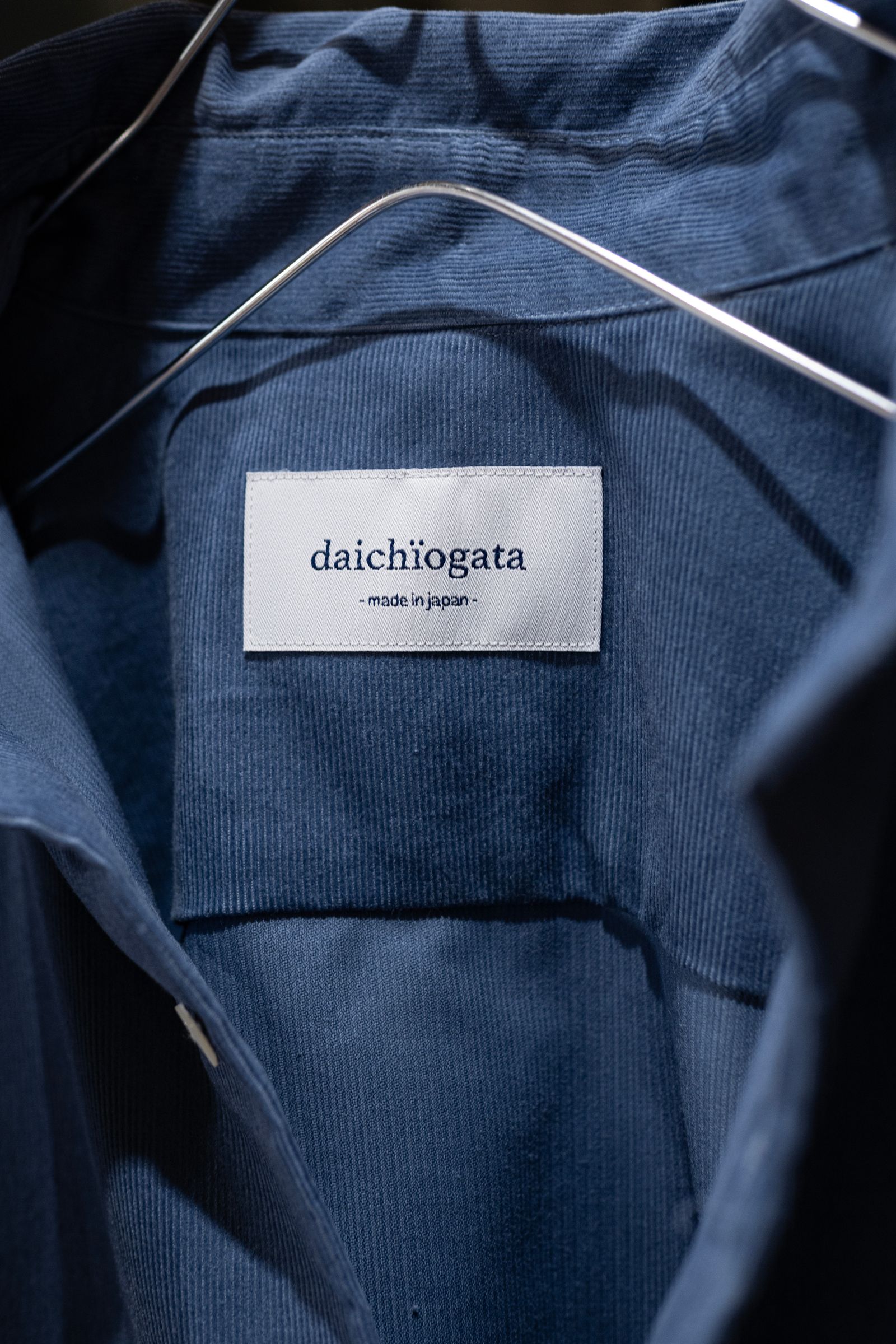 CORDUROY CROSSTIE SHIRTS / SAX BLUE