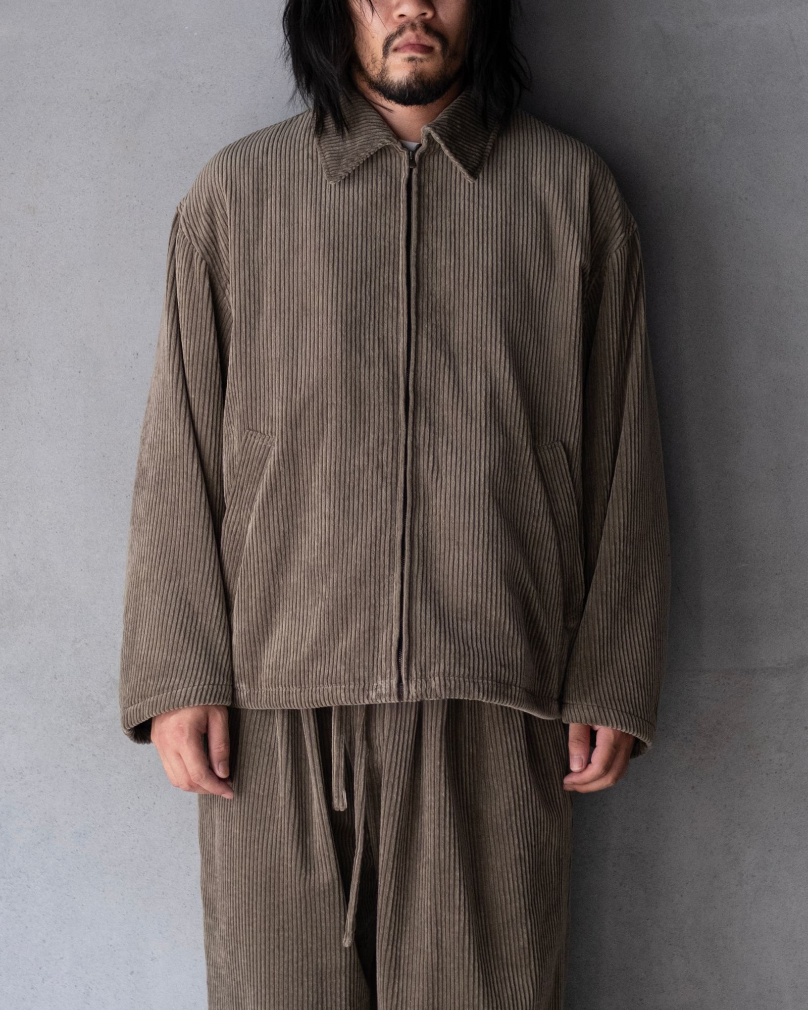 Corduroy Padded JKT / Beige