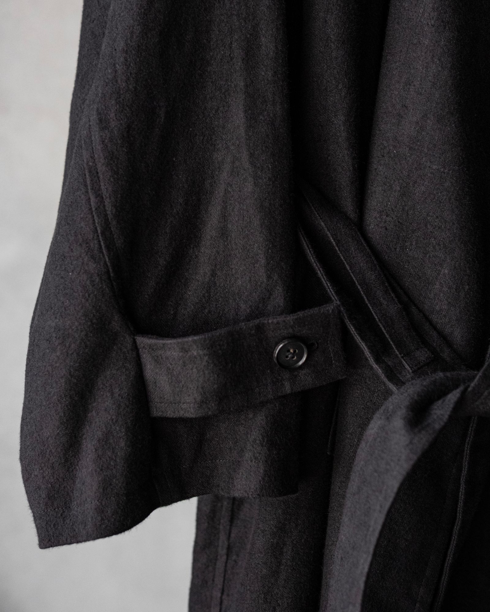 Hemp Oversize Coat / Black