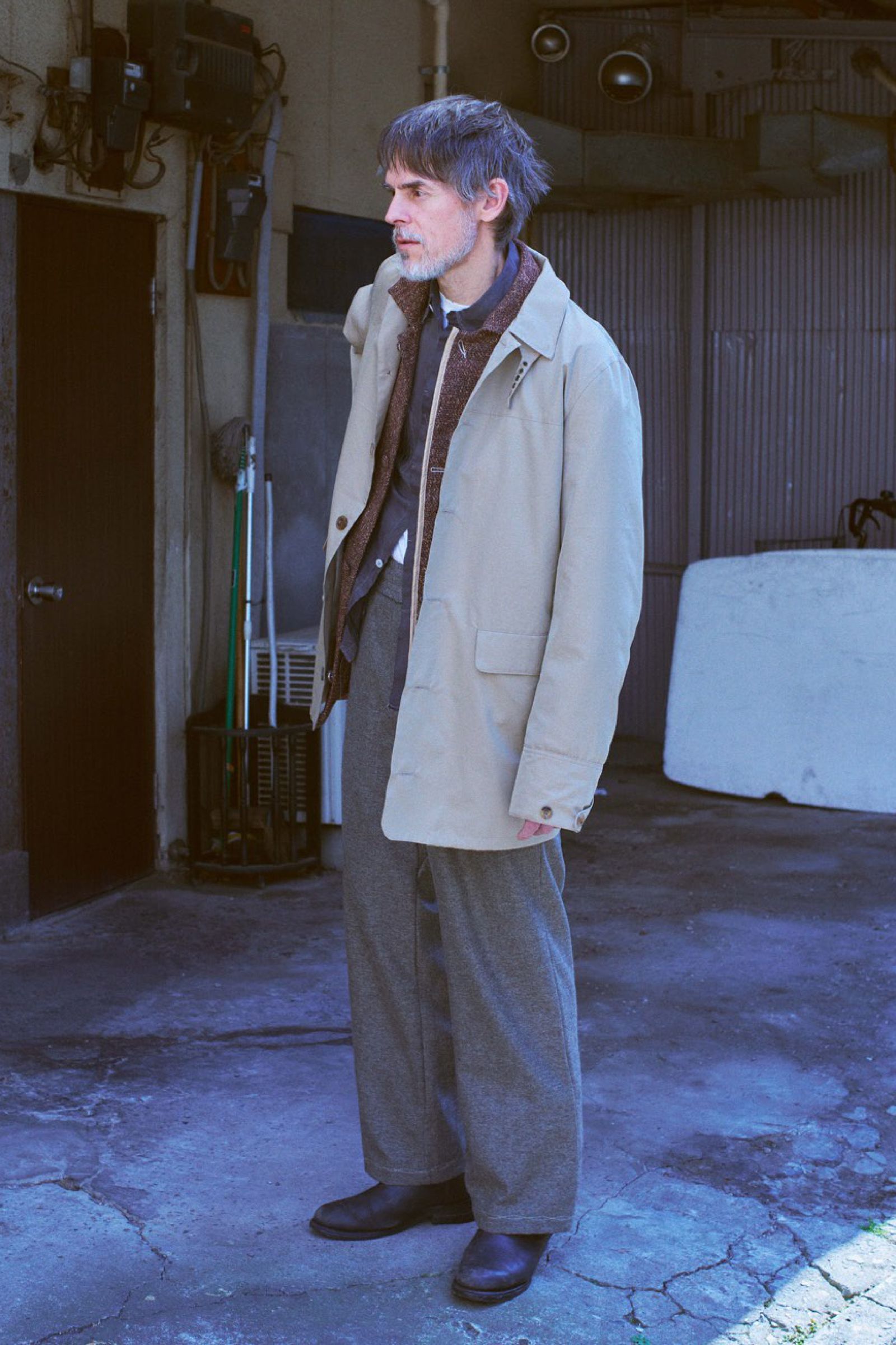 TRISPIN TWEED SOUTHERN JACKET / BROWN