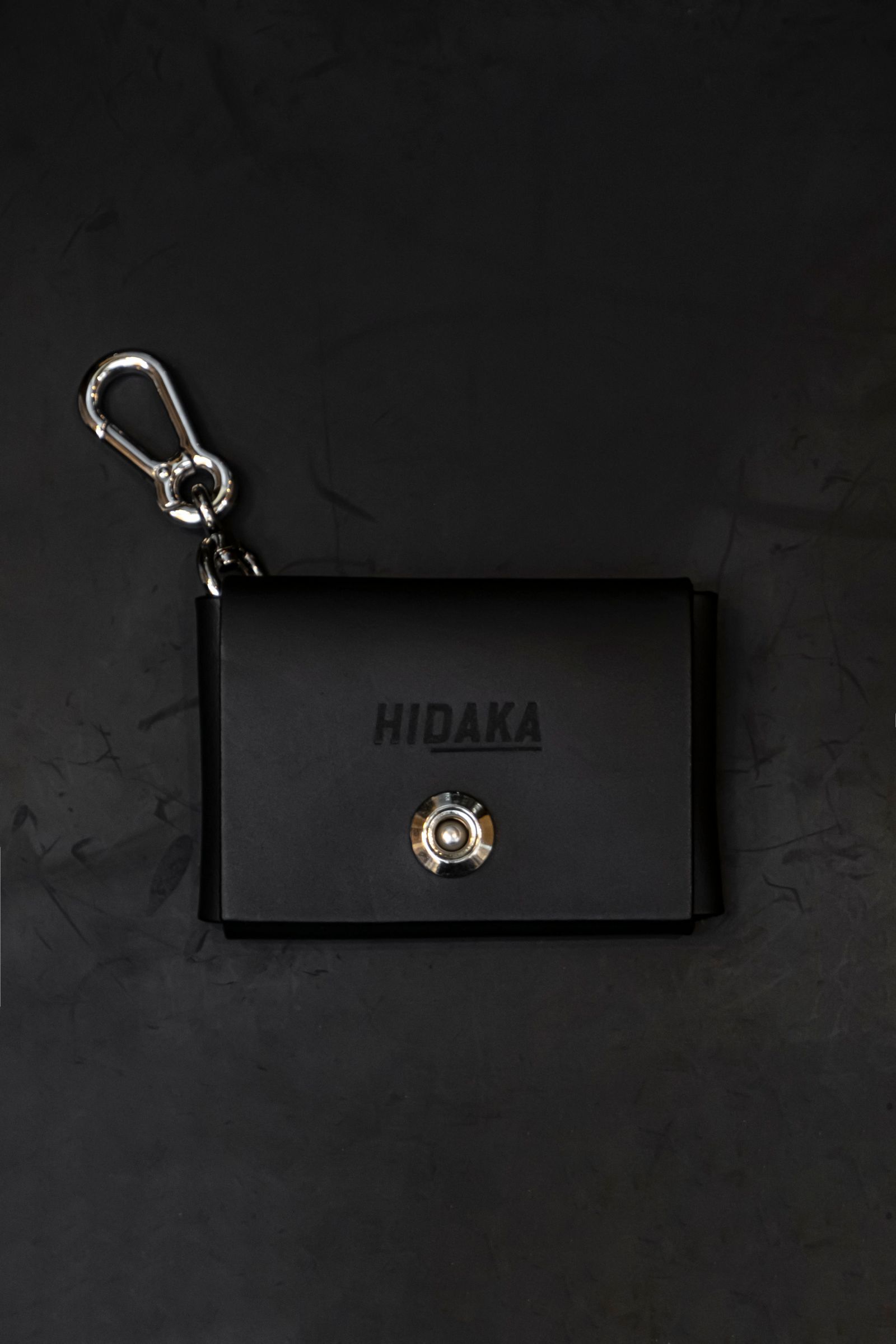 HIDAKA - Leather coin case / Black | Retikle Online Store