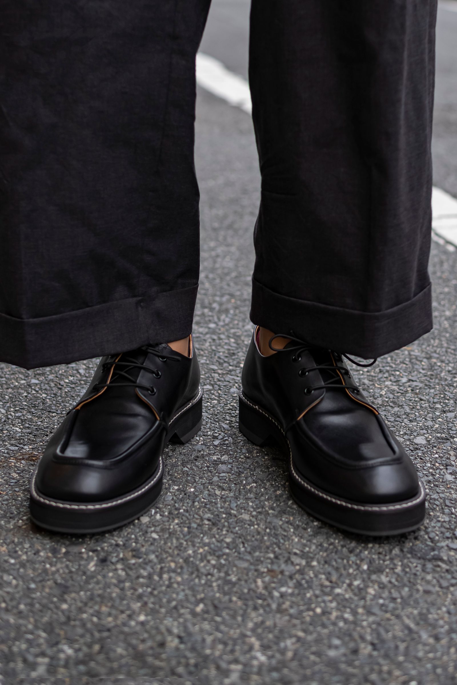 Mocca blucher / Black