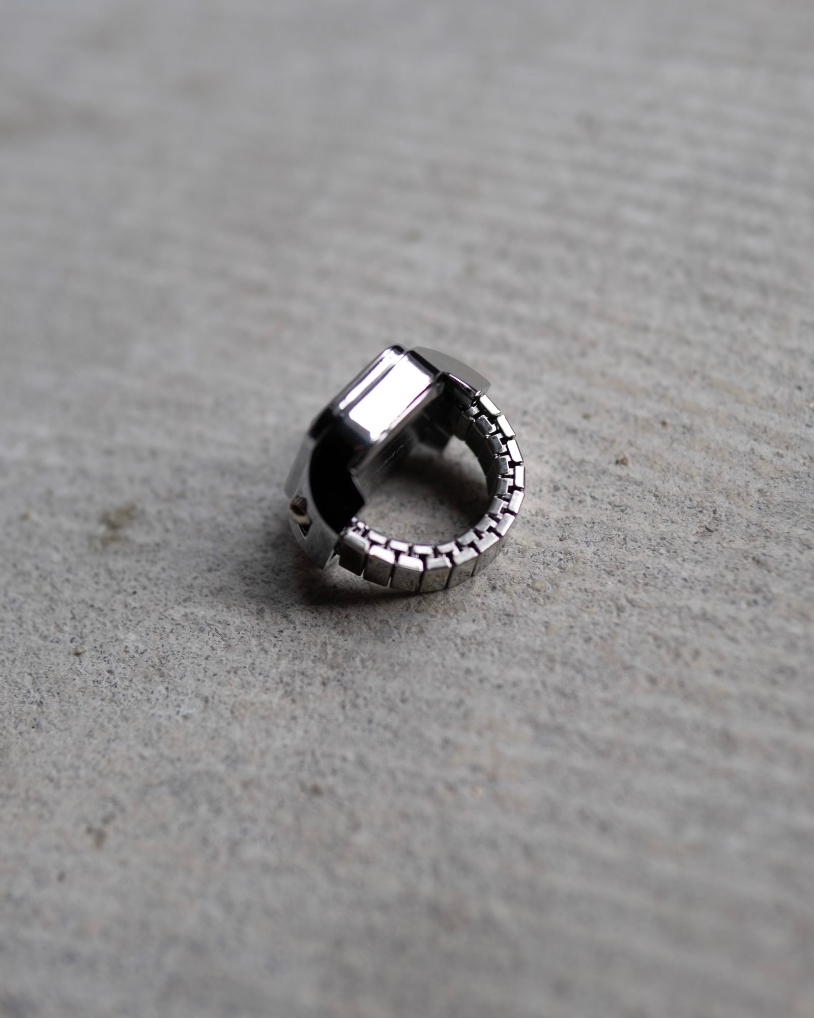 Legacy Ring Watch / Silver/White