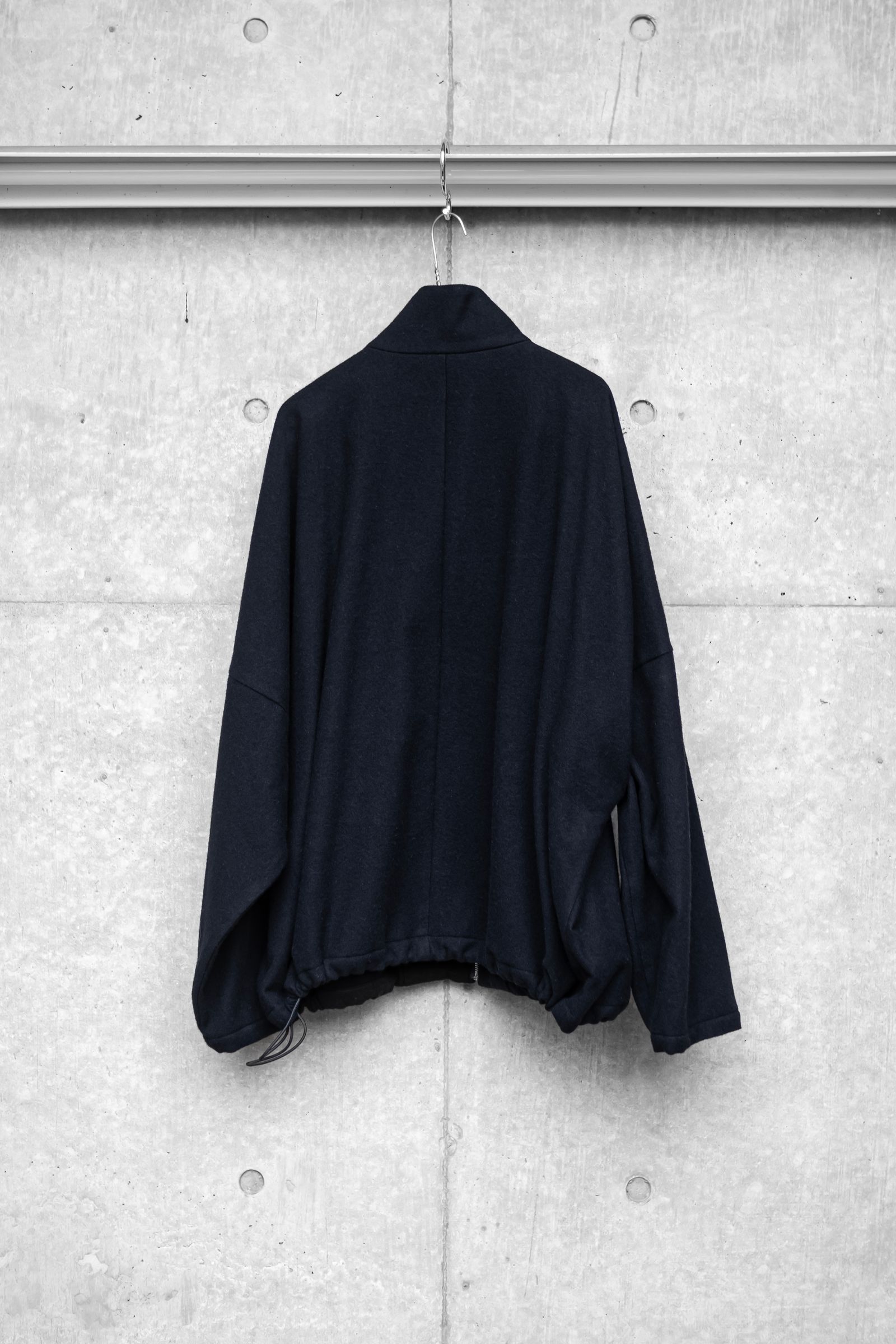 CASHMERE ZIP JACKET / BLACK