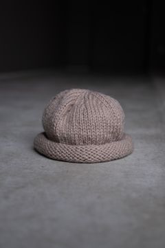 Knit Beanie / Beige