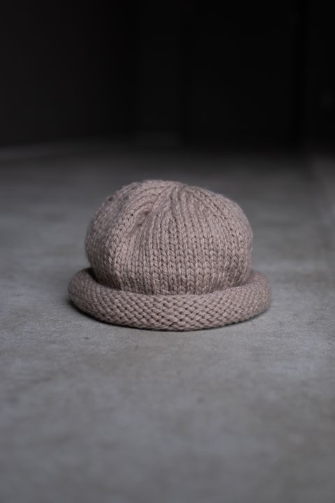 Knit Beanie / Beige