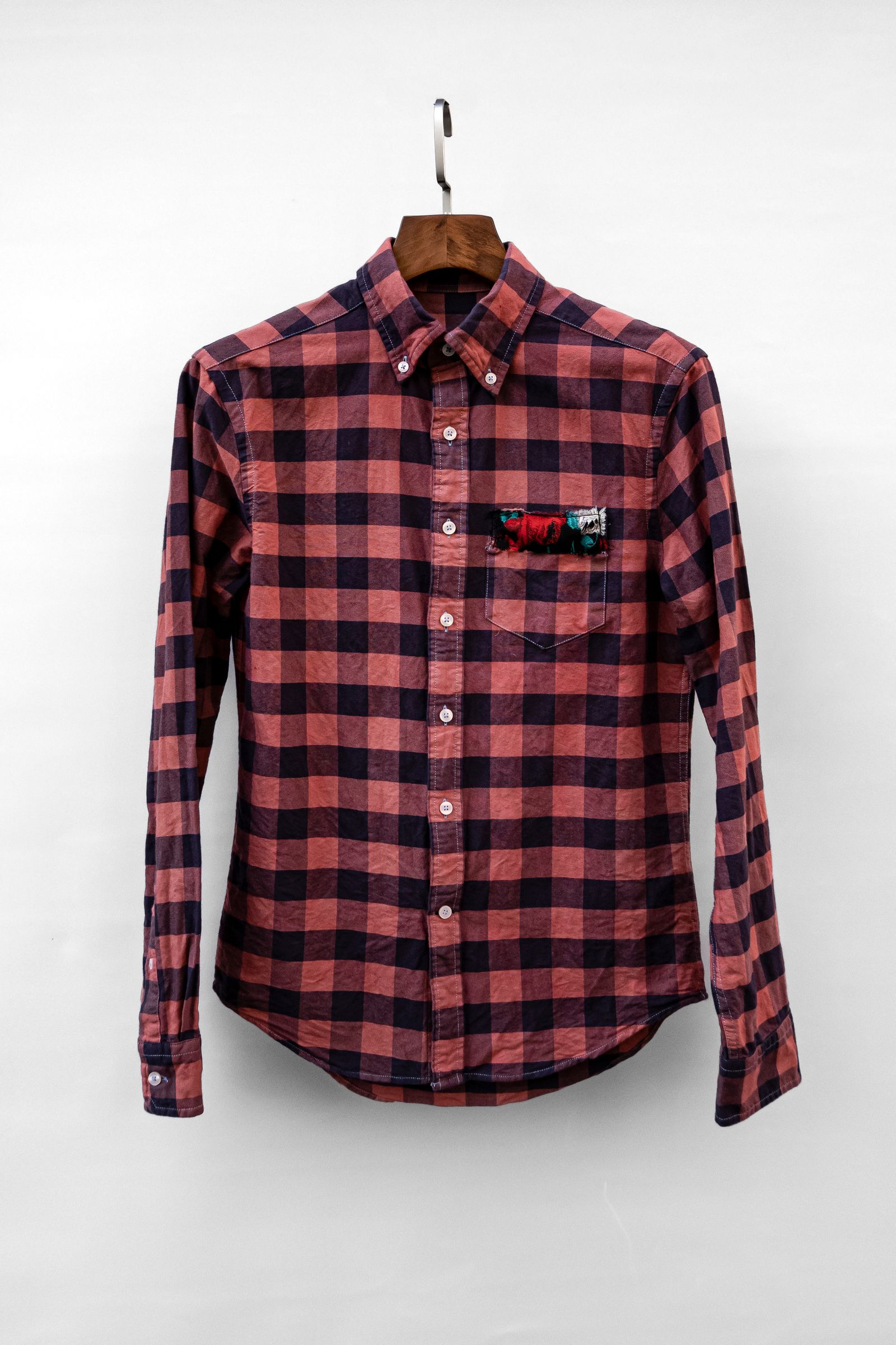 Remake "Red" Check Shirt