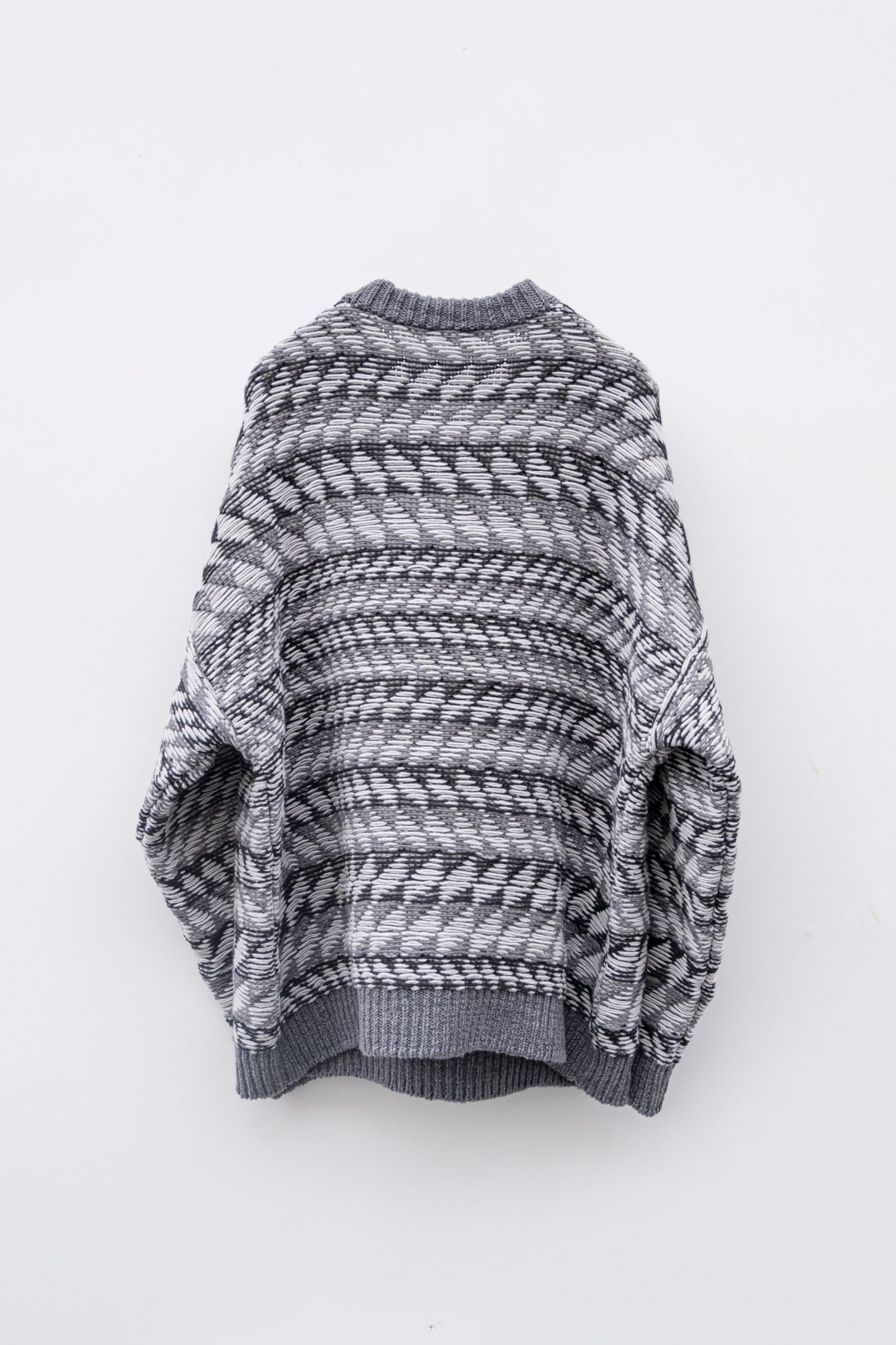 Blanc YM - Inside out Knit Pullover / Gray | Retikle Online Store