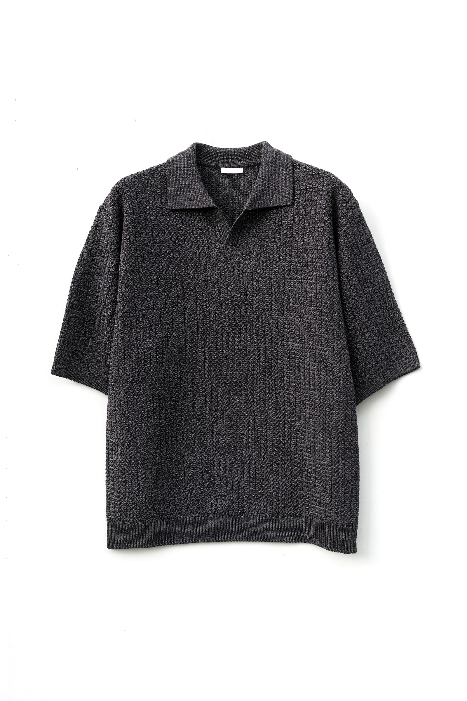 Blanc YM - Skipper knit Shirt / Blue | Retikle Online Store