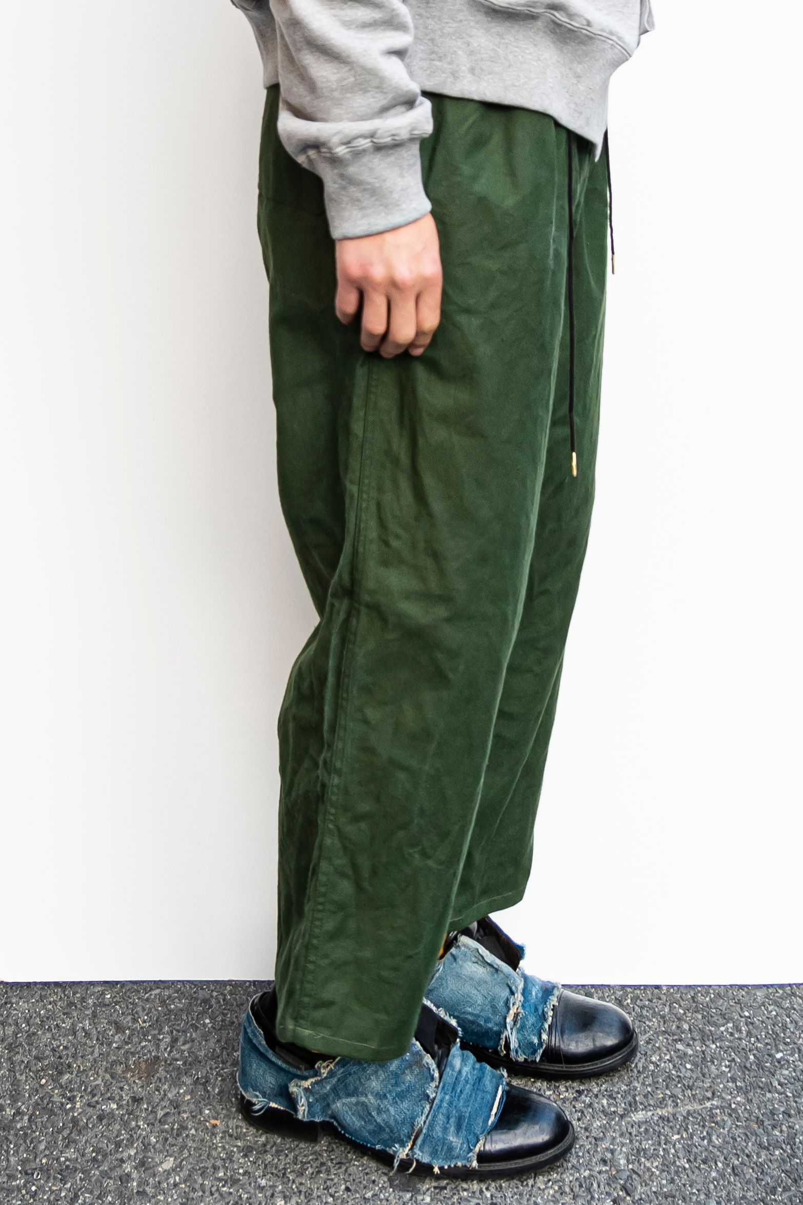 Swedish Army Remake Utility Pants /  スウェーデン軍リメイクユーティリティワイドパンツ