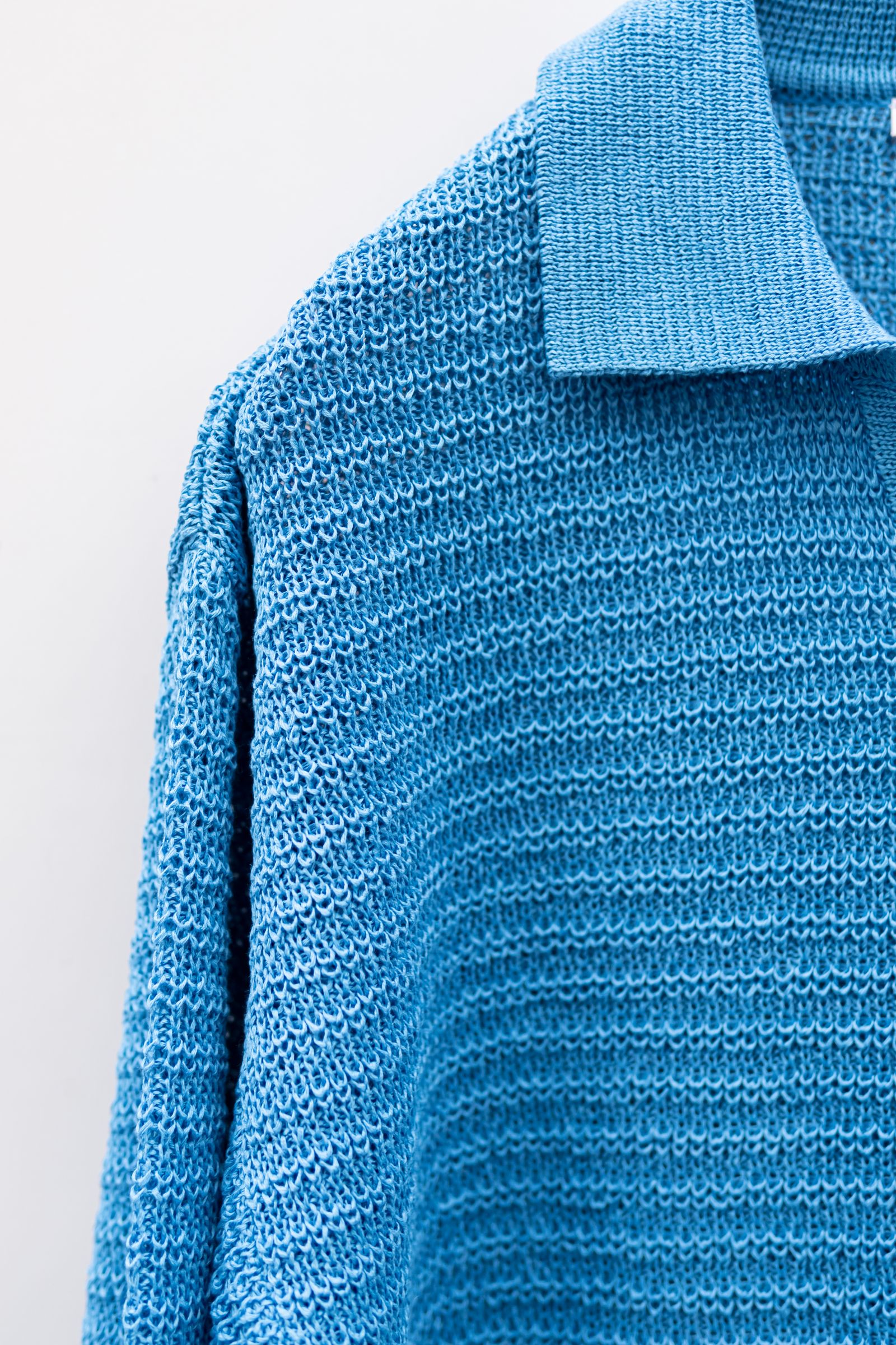 Blanc YM - Skipper Knit Shirt / Pastel Blue | Retikle Online Store