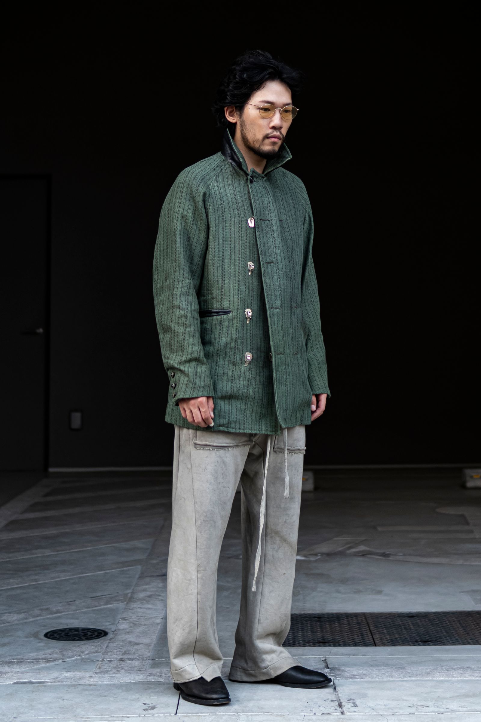 【LIMITED EDITION】Amish tweed hulf coat