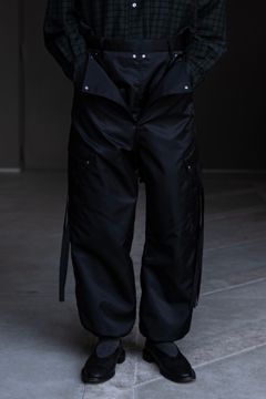 Nylon tech cargo pants